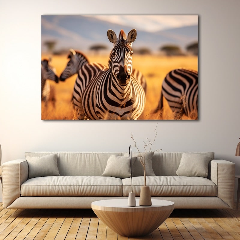 Zebra Canvas Picture