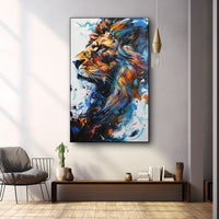 Thumbnail for Acrylic Painting of a Lion