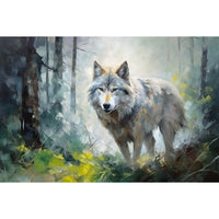 Thumbnail for Wolf Art Painting