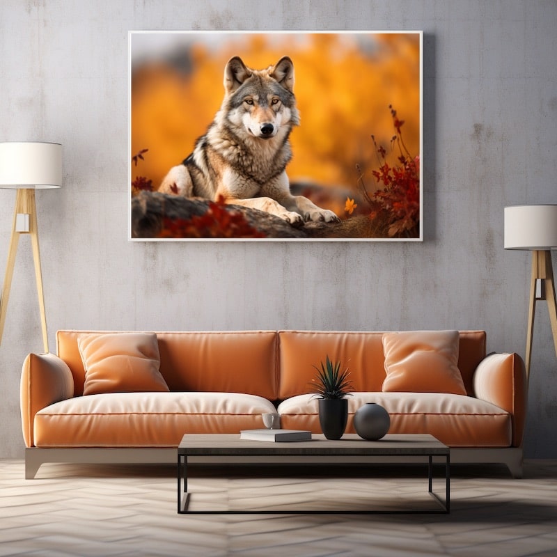 Painting of Wolf