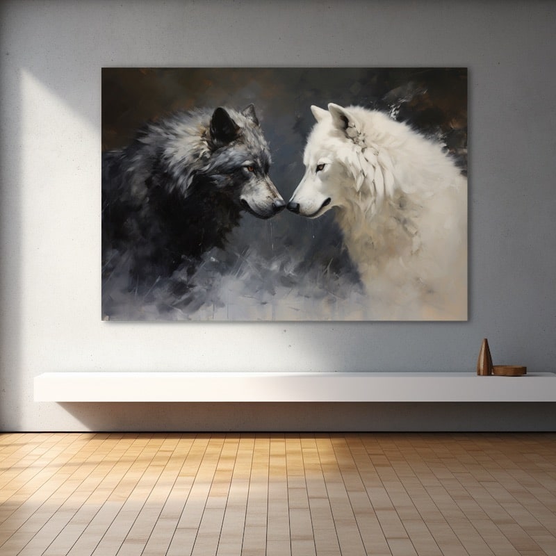 Cool Wolf Painting