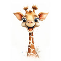 Thumbnail for Giraffe Painting for Nursery