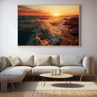 Thumbnail for Sun over Ocean Painting
