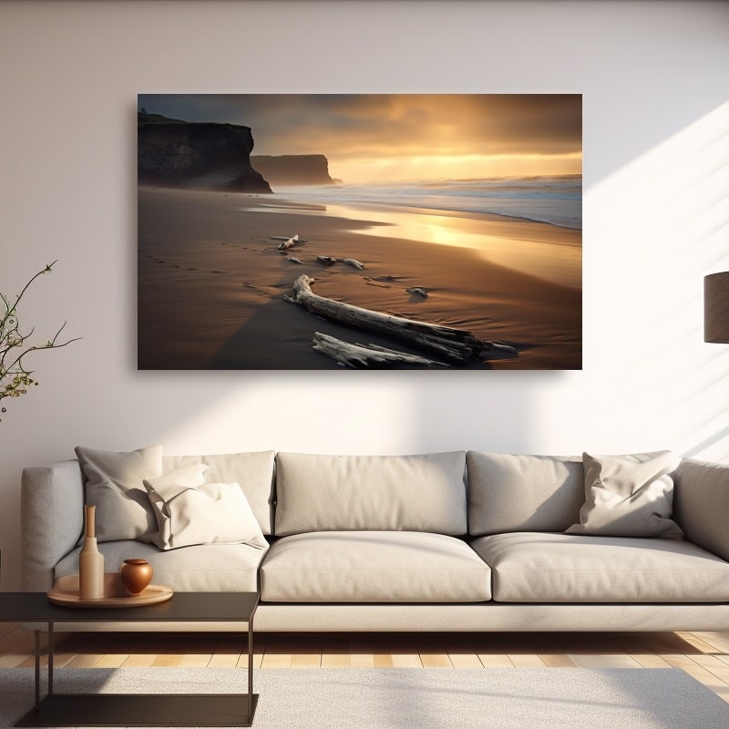 Ocean and Sand Painting