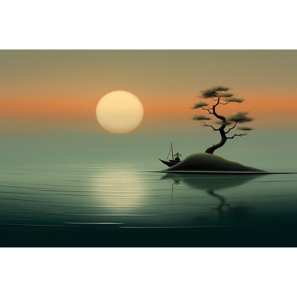 The Sea Japanese Canvas