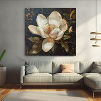Thumbnail for Gold Flower Canvas Art