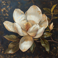 Thumbnail for Gold Flower Painting Art