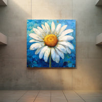 Thumbnail for White Flower Canvas Painting