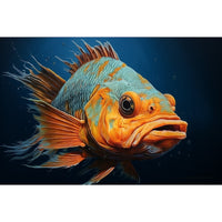 Thumbnail for Fish Canvas Modern Art