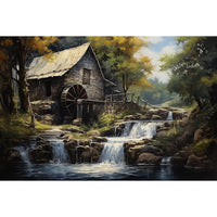 Thumbnail for Waterfall painting Art
