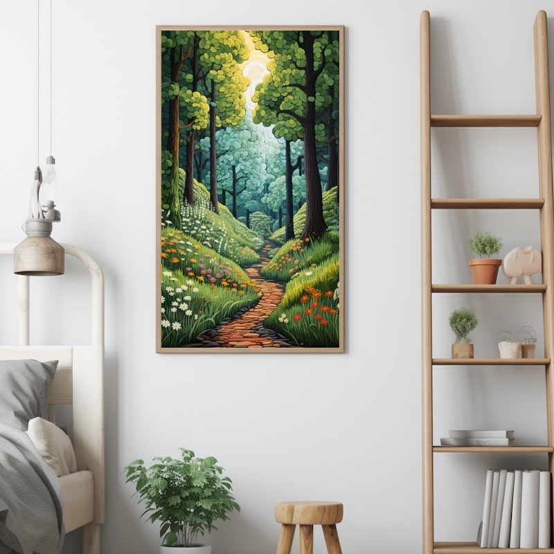 Forest Path Canvas