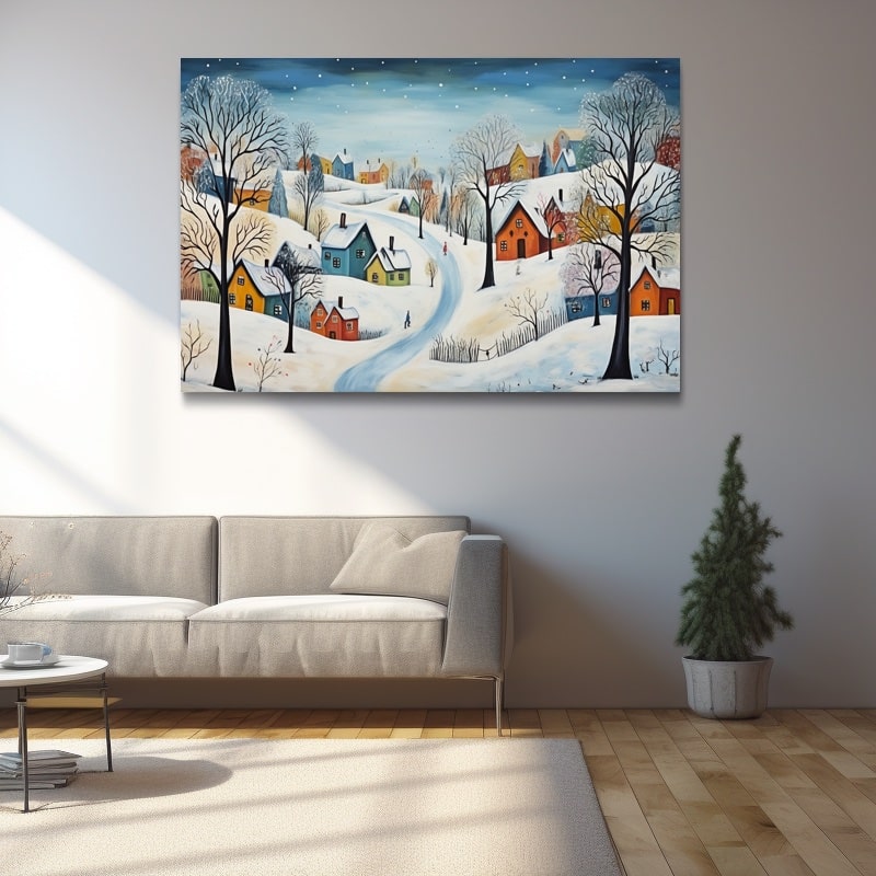 Cold Winter Painting