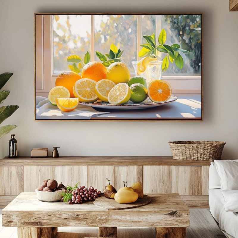 Still Life with Fruit Painting