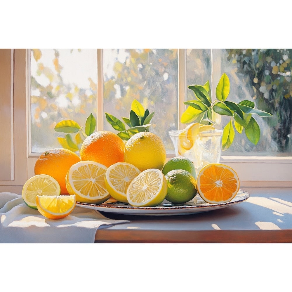 Still Life with Fruit Canvas