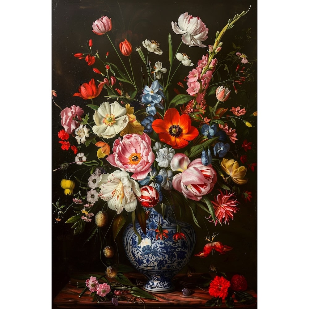 Flower Still Life Canvas
