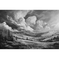 Thumbnail for Black and White Scenery Canvas
