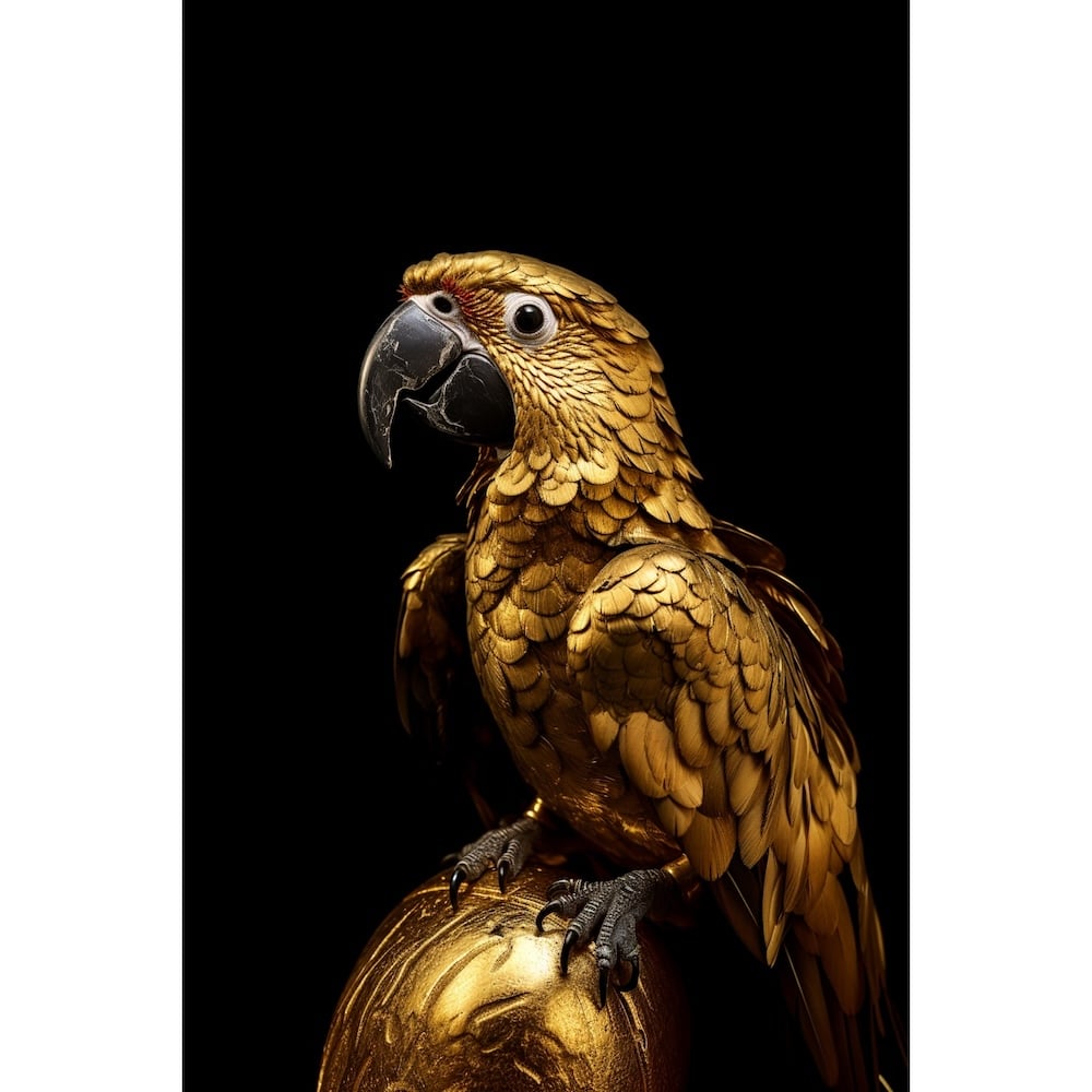 Golden Parrot Canvas