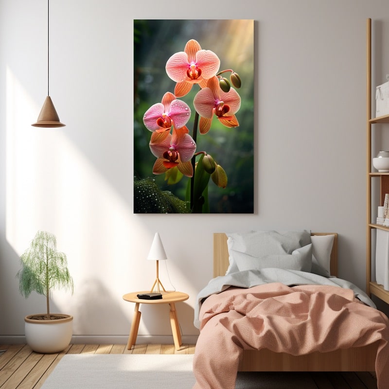 Orchid Print on Canvas