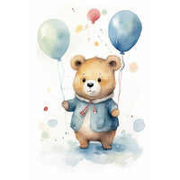 Thumbnail for Painting Teddy Bear on Canvas