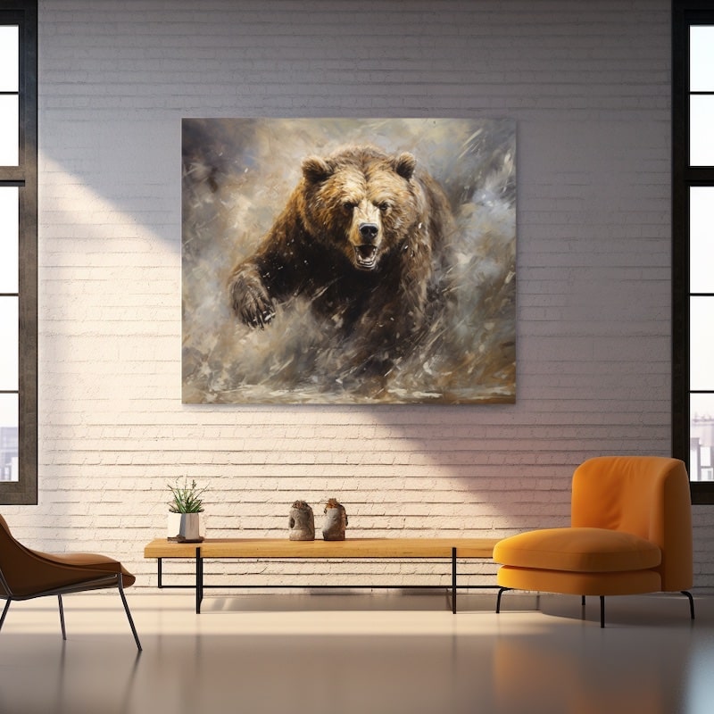 Large Bear Painting