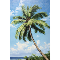 Thumbnail for Acrylic Sunset Palm Tree canvas