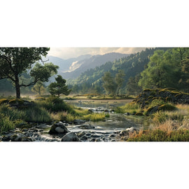 Panoramic Landscape Painting