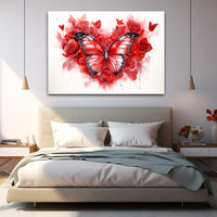 Thumbnail for Butterfly Heart Painting