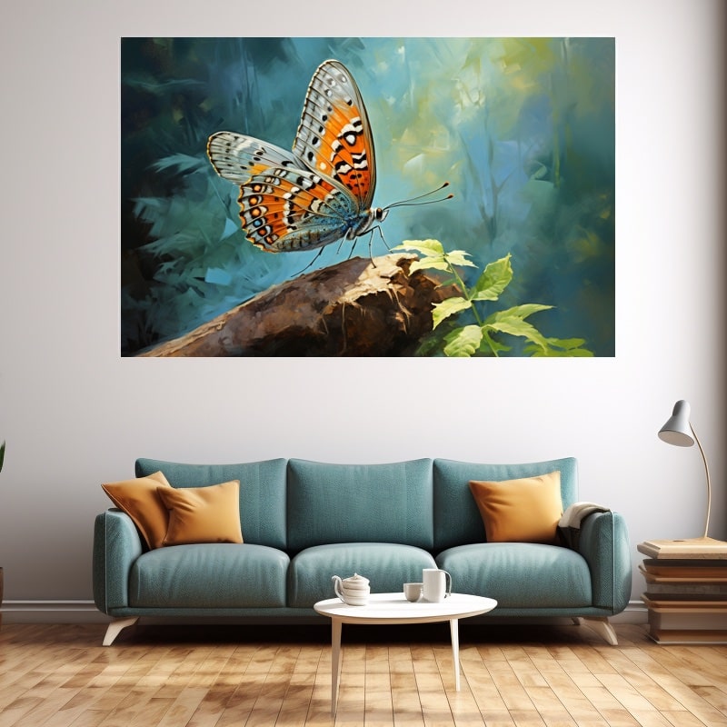 Butterfly Oil Painting Canvas