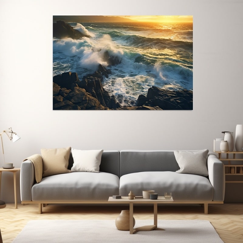 Ocean Waves Canvas