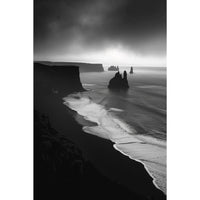 Thumbnail for Black and White Ocean Painting