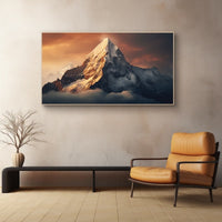Thumbnail for Snow Capped Mountain Painting