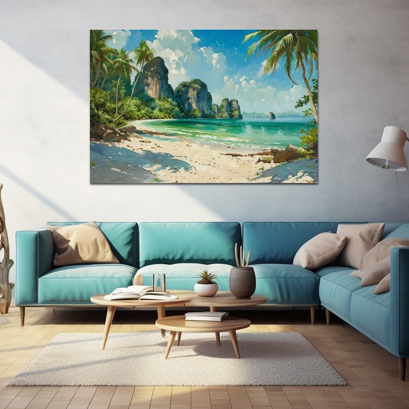 Tropical Scenery Painting