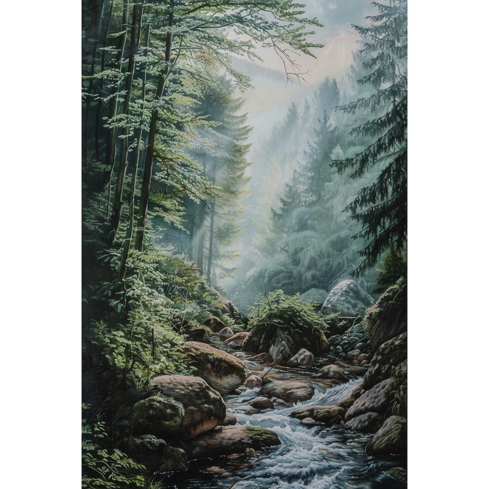 Vertical Landscape Canvas