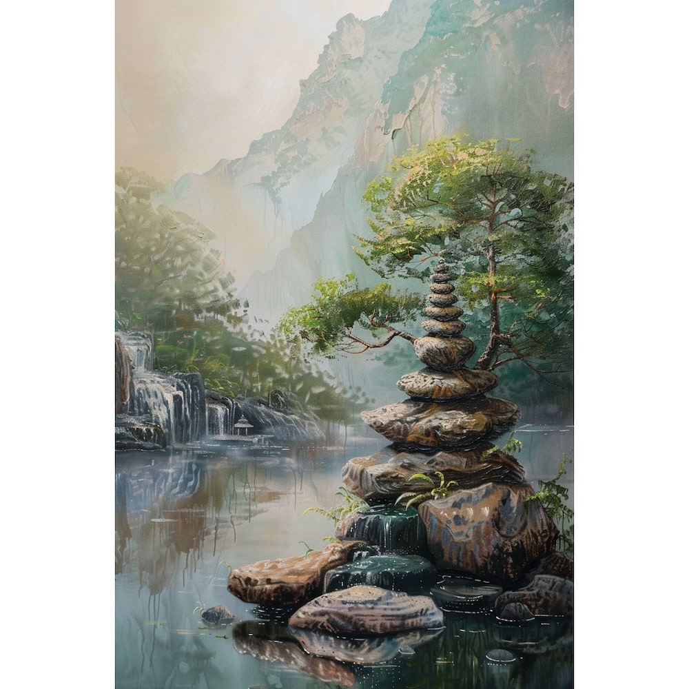 Japanese Art Landscape Canvas