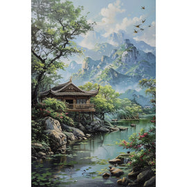 Asian Landscape Canvas