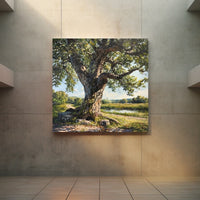 Thumbnail for Acrylic Oak Tree Painting