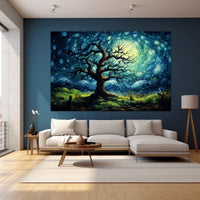 Thumbnail for Abstract Tree Canvas Painting