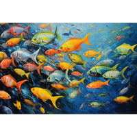 Thumbnail for Tropical Fish Canvas on Canvas
