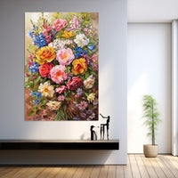 Thumbnail for Bouquet of Flowers Acrylic Painting