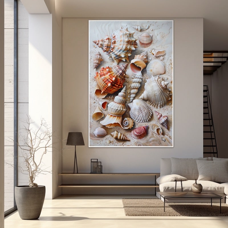 Shell Art Painting