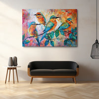 Thumbnail for Birds Painting on Canvas