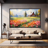 Thumbnail for Tulip Farm Painting
