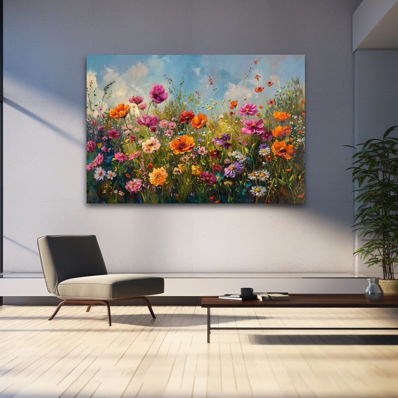 Wild Flower Meadow Painting