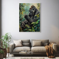 Thumbnail for Gorilla Canvas Painting