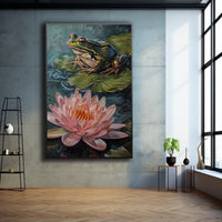 Thumbnail for Frog Canvas Painting