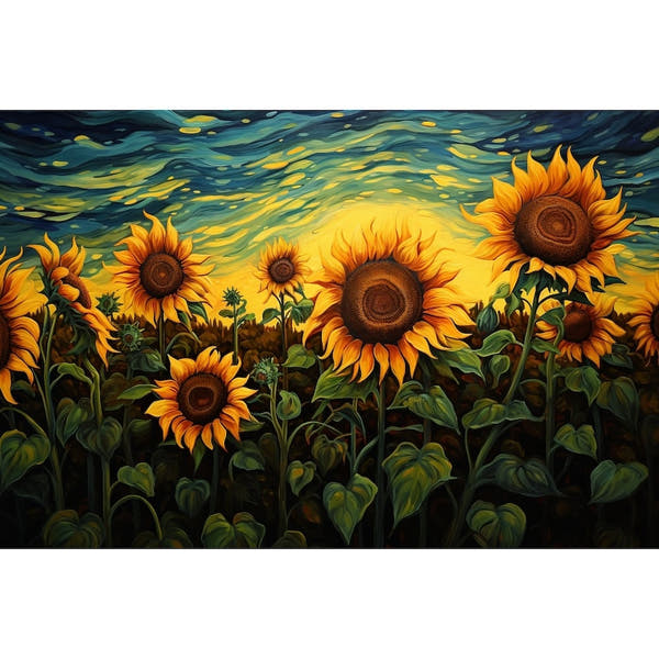 Aesthetic Sunflower canvas