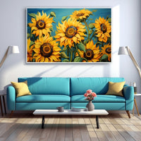 Thumbnail for Sunflowers Abstract Painting