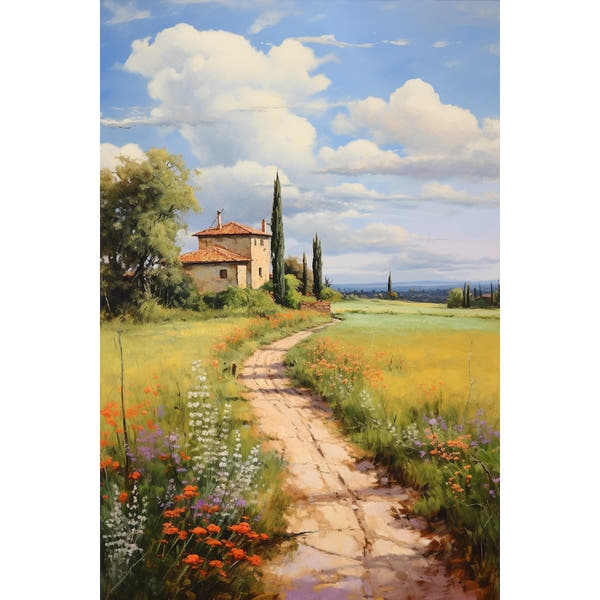 Countryside Painting Wall Art