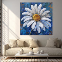 Thumbnail for Daisy Flower Oil Painting
