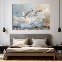 Thumbnail for Acrylic Paintings of Seagulls